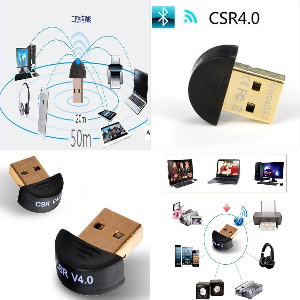Usb V40 Bluetooth 20 Csr40 Dongle Adapter For Pc Laptop Win Xp Vista 7 8