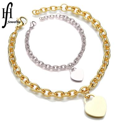 Simple Versatile Stainless Steel Adjustable Love Bracelet