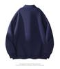 Men's Trendy Retro Long Sleeve Solid Color Polo Hoodie