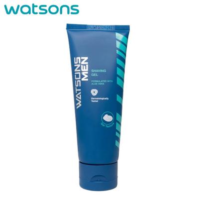 Men Shaving Gel, Formulated with Aloe Vera, Dermatologically Tested, Gel Texture, 100 G.
