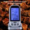 Trådlös Digital Mattermometer Timer Larm Kött Grilltermometer Sond Biff BBQ Temperaturmätare