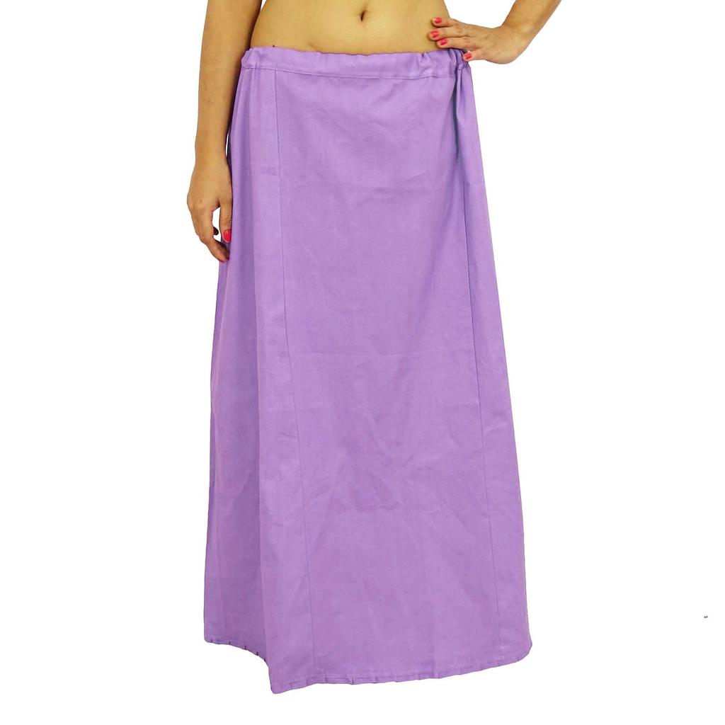 Saree Petticoat Underskirt Cotton Bollywood Indian Lining For Sari