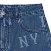 New MLB Denim Short Skirts Women's Indigo 3FDSB0143-50INS