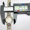 Used 115 SEIKO Excelsior Ladies Watch Quartz New Battery Combi 115