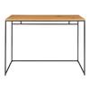 House Nordic Desk Avery Oak and Black 442758