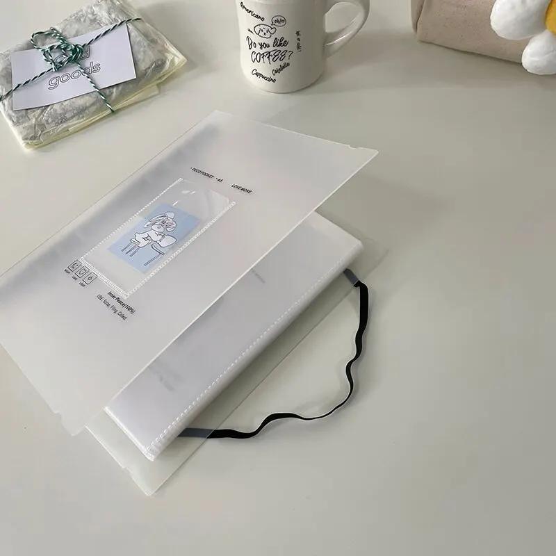 A5 Binder Ring Collect Book Korea Idol Photo Organizer Journal Diary Agenda Planner Bullet Cover School Stationery