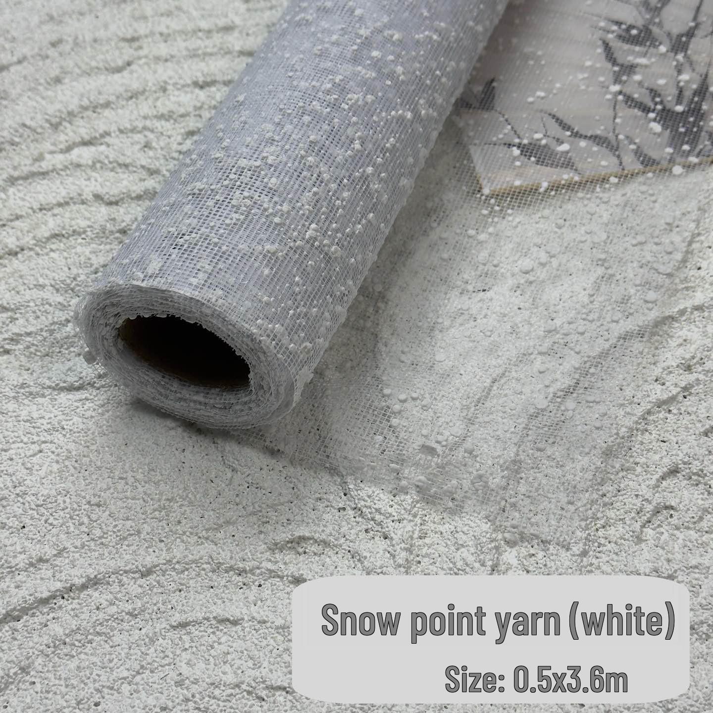 

Kindergarten Snowflake Mesh Wrapping and Decoration Materials