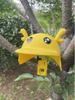 Electric Car Phone Holder with Bamboo Dragonfly Hat and Sun Visor for Cyclists