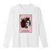 La Reina Loteria T Shirt Mothers Day for Mexican Mom Latina Queen Party Vintage Washed Designer Clothes Fashion Breathable