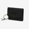 Black Leather Card Wallet With Pattern Dcho3e172bk