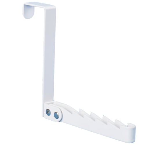 Slim Folding Door Hanger [Perfect for Storage and Drying] Breathable, Non-Slip Cushioned Hooks, Scratch-Resistant, 6kg Weight Capacity, Indoor/Office