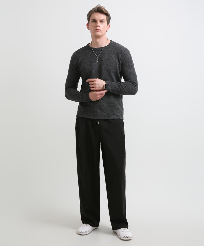 Seuteulaikeu Modern Tr Relax Trousers (Black)