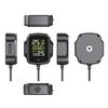 Bezdrátový LCD displej QC3.0 Alarmový systém monitorování tlaku v pneumatikách motocyklu