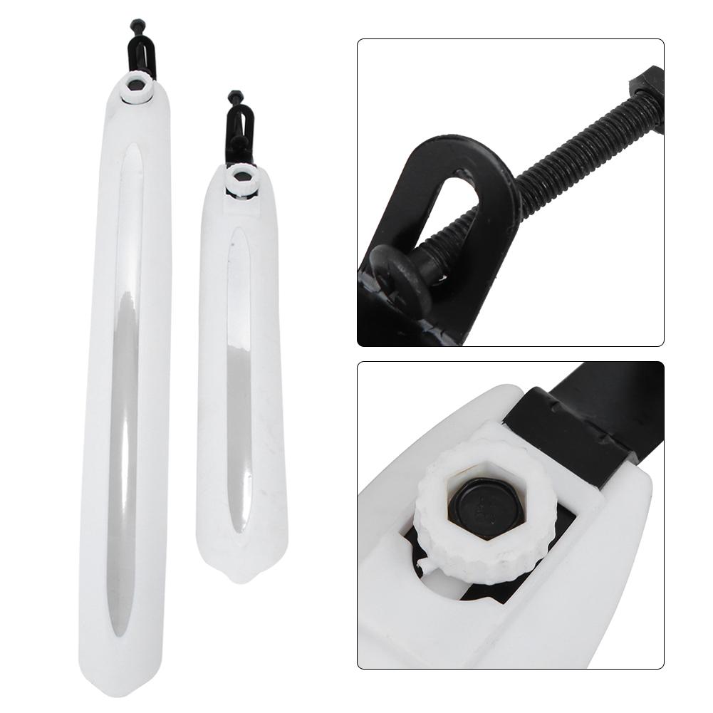 1 paar Vorne Hinten Mountain Road Fahrrad Bike Kotflügel Kotflügel Schlamm Schutz Set (Weiß)