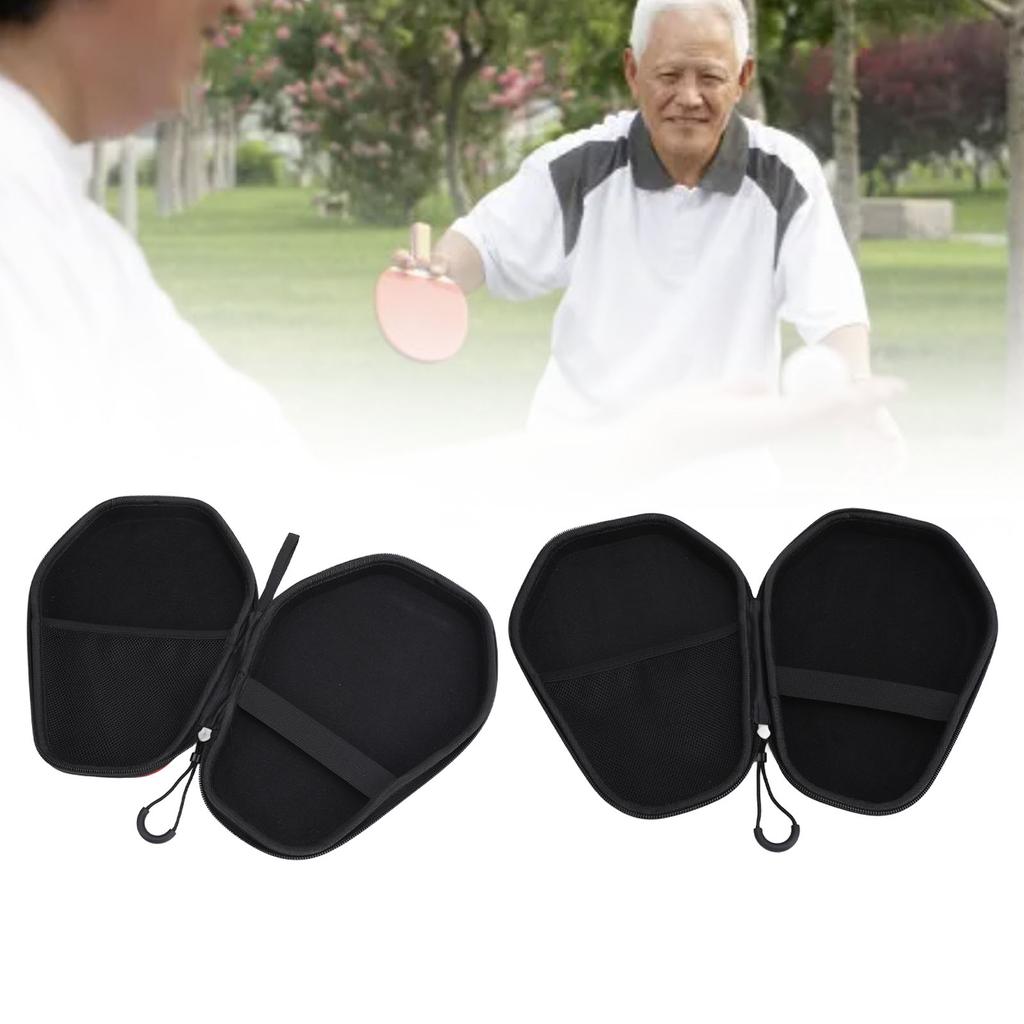 Table Tennis Racket Case Fits Up To 2 Paddles Heavy Duty Table Tennis Paddle Case Hard Shell Shockproof for Sports Accessories