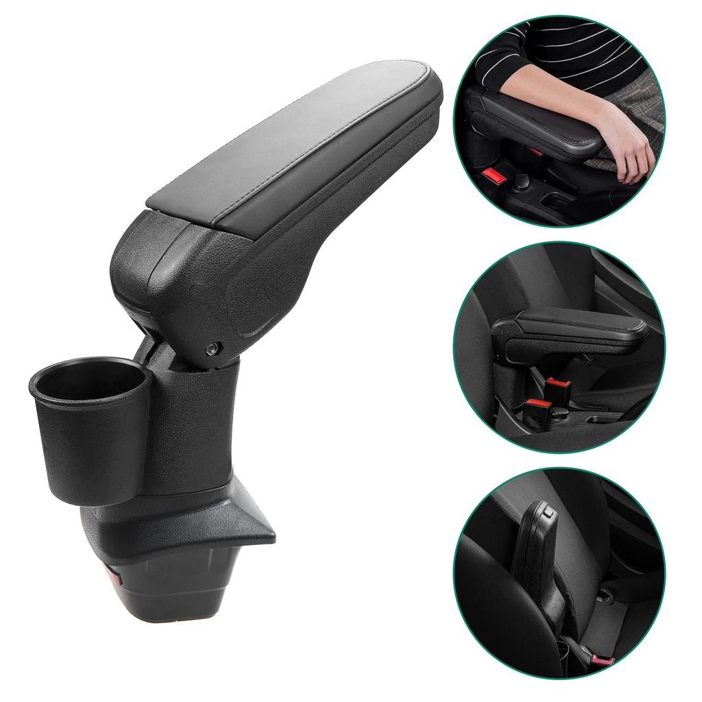 Armrest Box for Mazda 2 Demio DJ Armrest Storage Box with Drink Holder [RUIYA] Series,