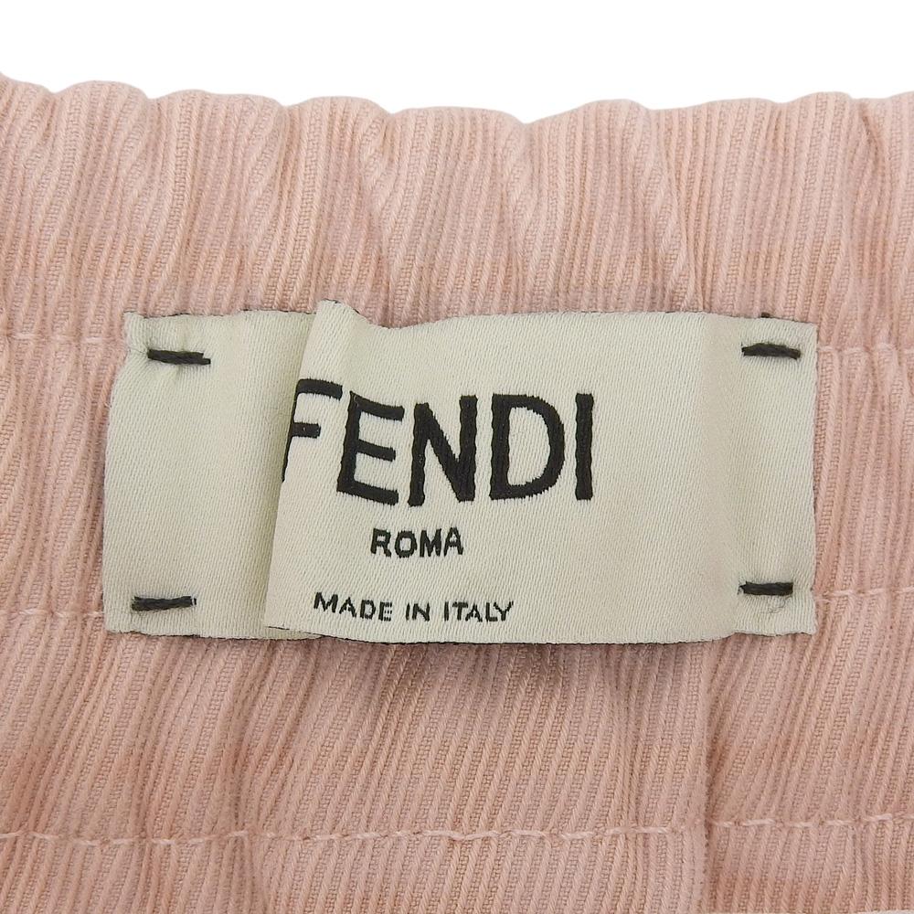 Fendi Excellent Condition FF All-over Print Shorts, Women's, Pink, Size 38, FLP761 AK6C Bottoms 38 PinkUsed