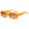 Square Small Frame Rice Nail Women's Sunglasses Jelly Color Ins Bright Color Suitable for Vacation Beach Glasses