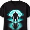 Frankenstein Monster Moon Horror Gothic Halloween Unisex TShirt