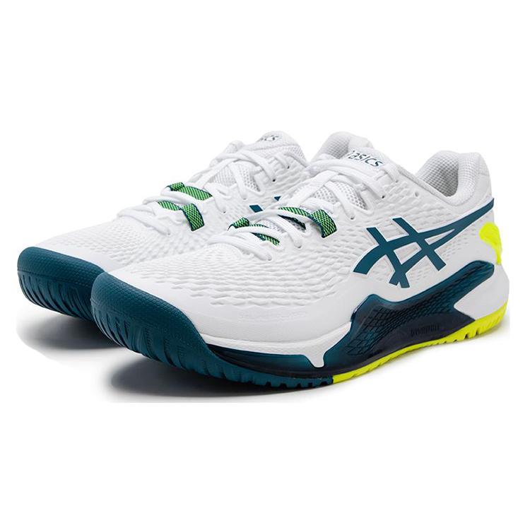 Asics Gel Resolution 9 White Restful Teal 1041A330-101