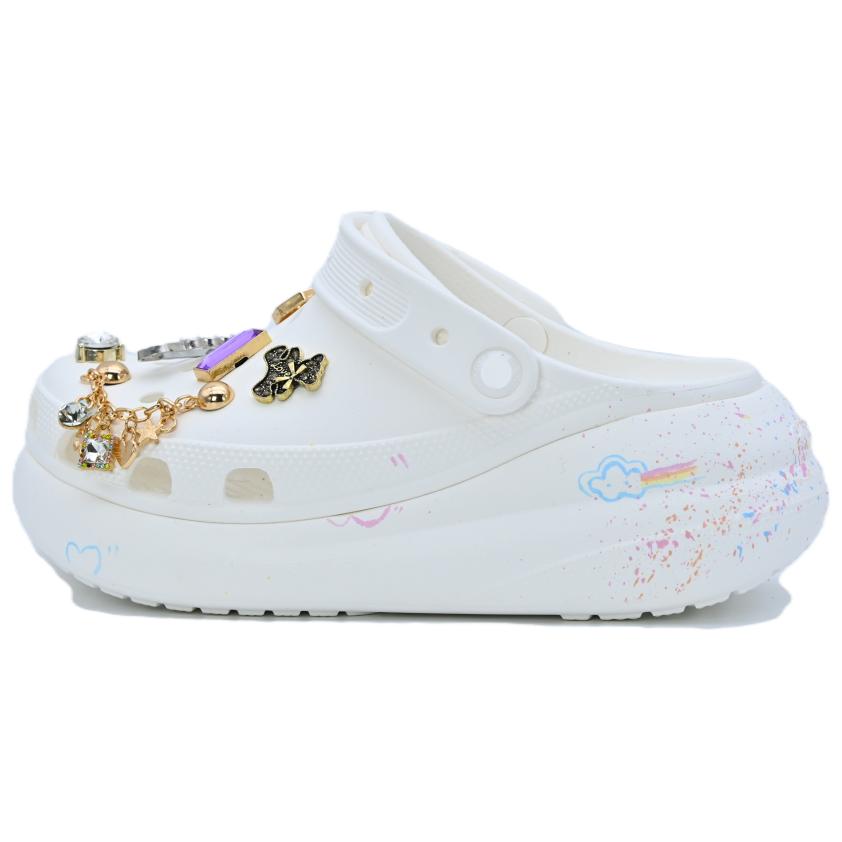 

Crocs Crush Clog Casual Fashion EVA Clogs Unisex White 38-39 белый