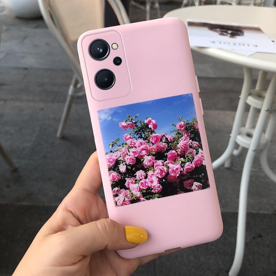 For Realme 9 Case 2022 For Realme 9i Cover Fashion Sunflower Painted Soft Silicone Phone Case For Realme9i Realme9 RMX3521 Funda