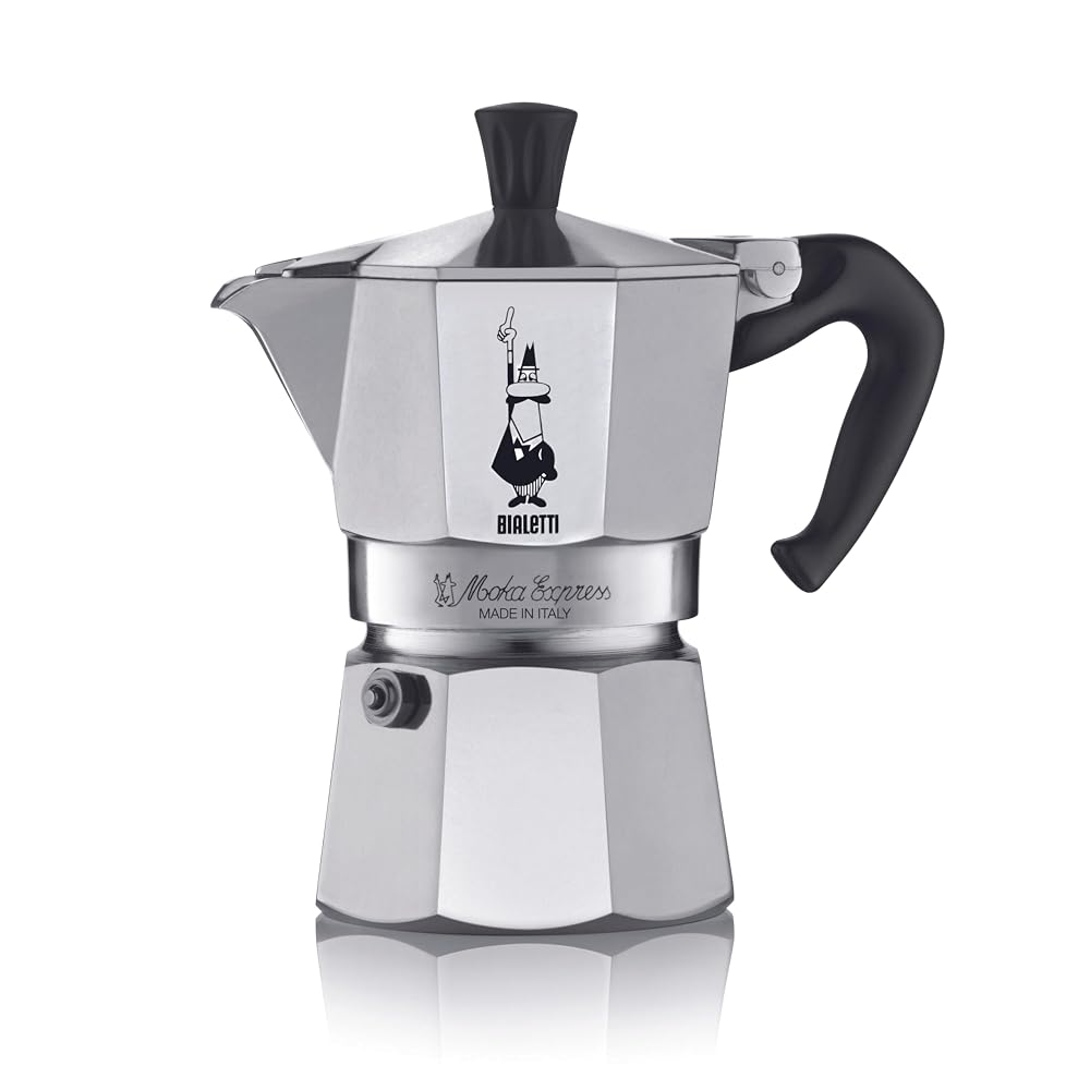 BIALETTI Moka Express 3-Cup Stovetop Coffee Maker/Espresso Maker (Moka Pot)