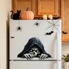 Halloween 3D Wall Breaking Mummy Witch Wall Sticker Self Adhesive Horror Decor