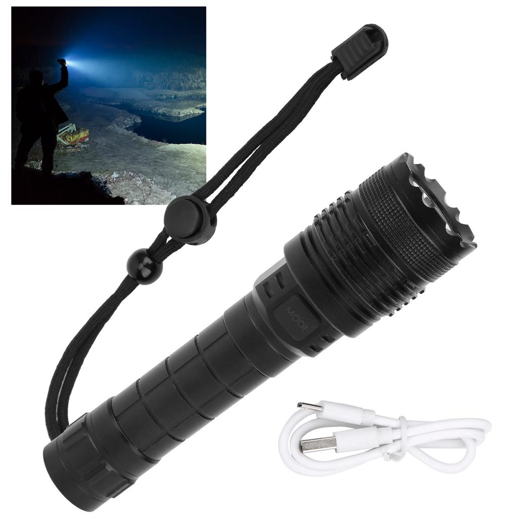 Outdoor Dringender Bedarf Tragbare Taschenlampe USB Wiederaufladbare Taschenlampe Multifunktion Wasserdicht