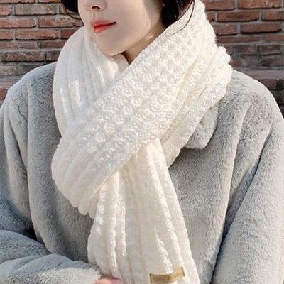 Koreanischen Stil, Mode, Neue Design Schal Frauen Winter Warm Dick Gestrickte Kaschmir Schals Neckercheif Dame Krawatte Bandana