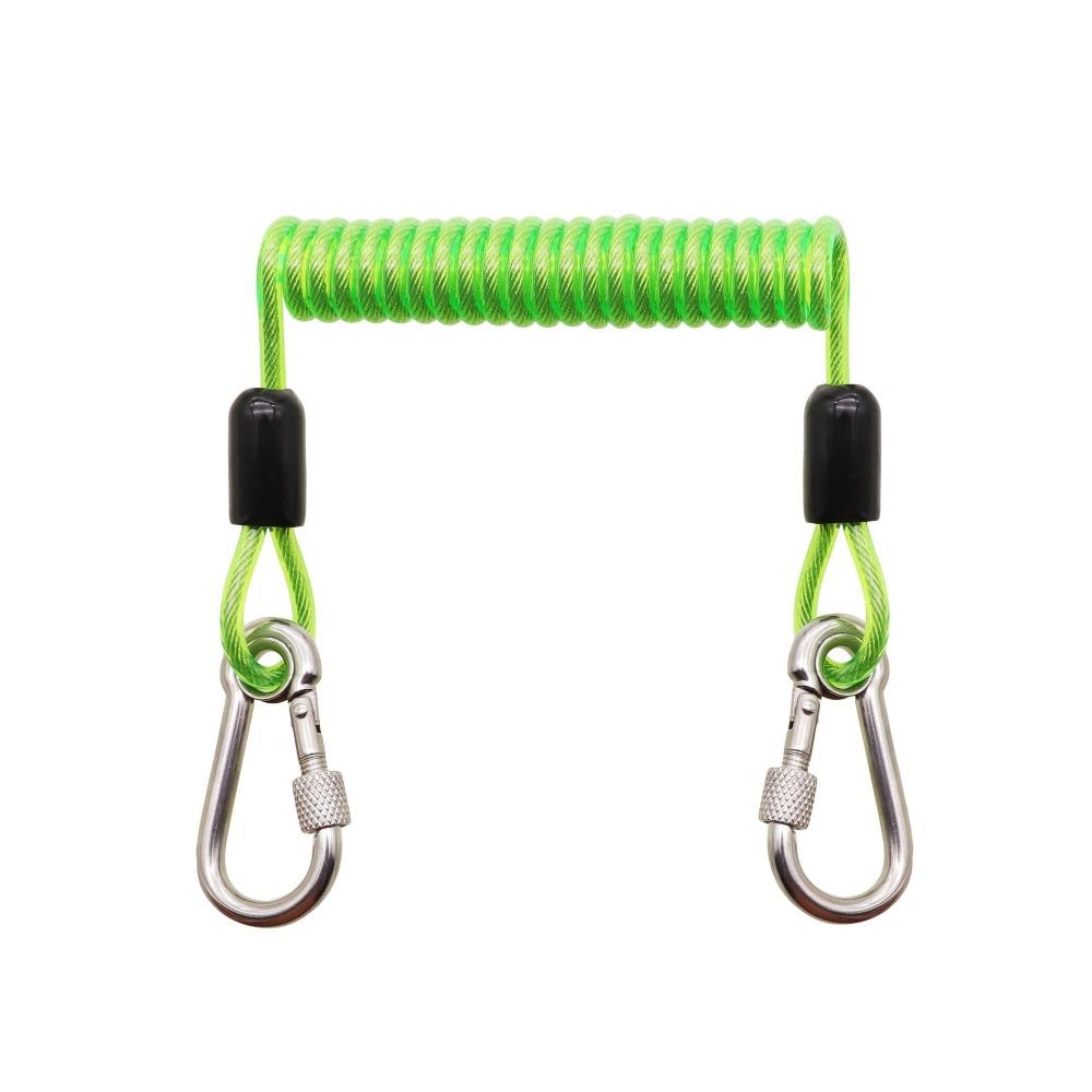 With 304 Steel Carabiner Outdoor Key Cord 1.2meters Suspension Rope New Fishing Lanyards