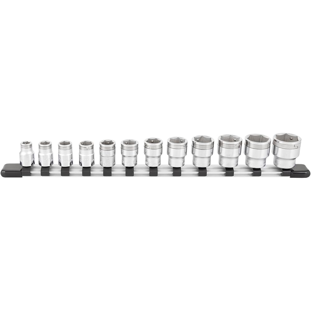 Tone Nut Catch Socket Set 9.5mm with Holder 12 Pieces Hexagonal Tool Kit