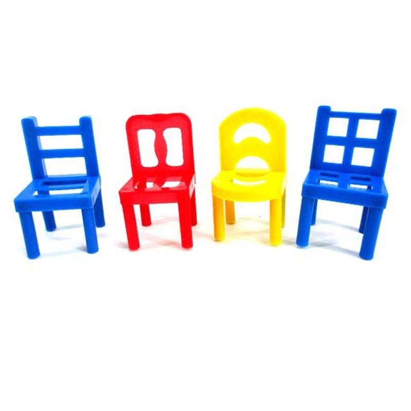 18PCS Chairs Novelty Folding Balance Chair Puzzle Toy Parent-child Interaction Necessary Party Game