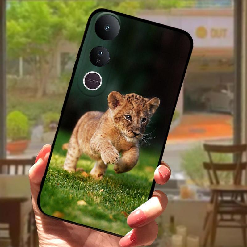 For Vivo V50 Lite 4G Case V2441 Cover Fashion Lion Painted Soft TPU Silicone Phone Case For Vivo V 50 V50Lite 5G V2440 Fundas
