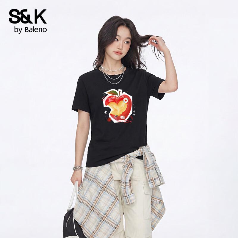 Baleno Women s Loose Fit Short Sleeve T-Shirt M
