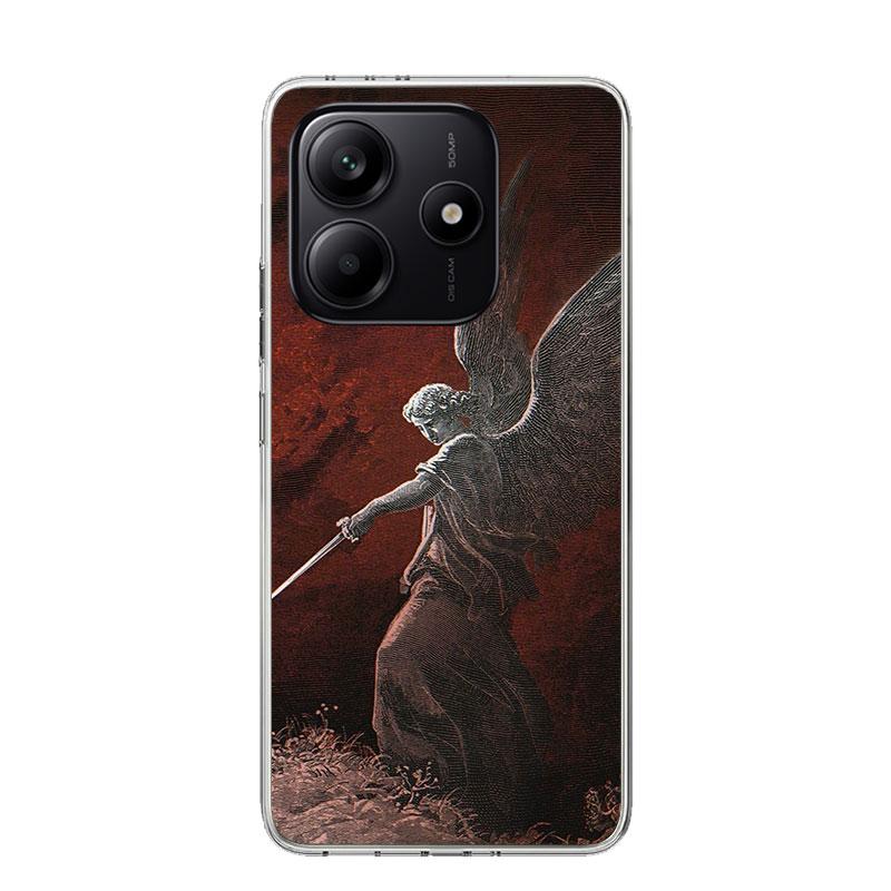 

Archangel Michael Phone Case For Xiaomi Redmi Note 15 14 13 12S 12 Pro Plus 11S 11E 11 11T 10S 10 Art Soft Pattern Cover Redmi N Redmi Note 10 4G