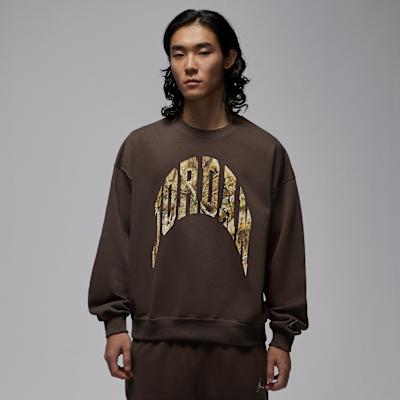 Jordan Brooklyn Sweatshirt Men s Baroque Brown/Sail White M