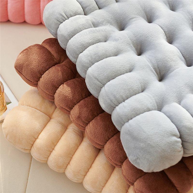 M-Modern-Biscuit Shape Cushion,Thickened Cushion,Plush Chair Cushion,Decorative Comfy Seating Cushion For Seat Gift Balcony
