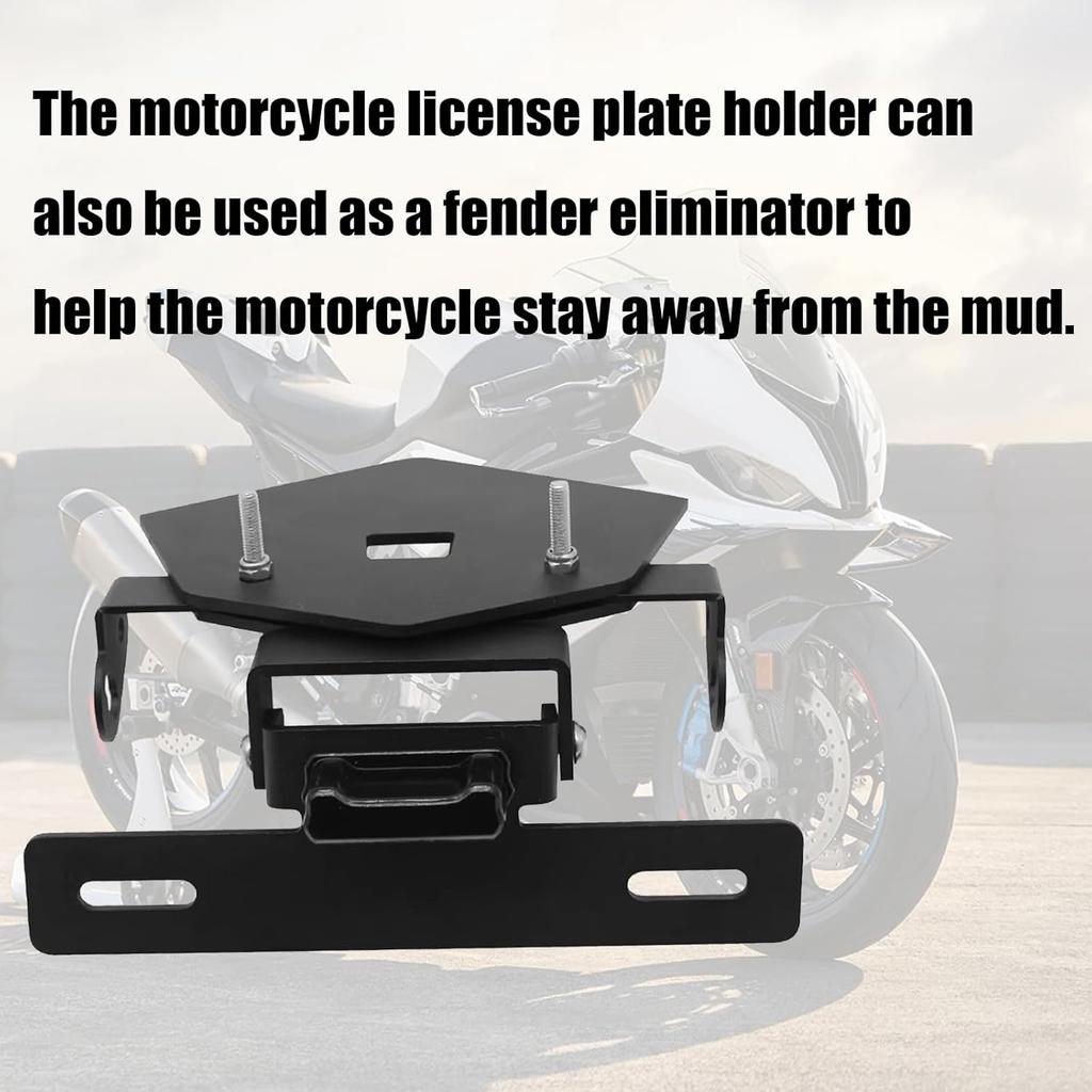 Für S1000RR S1000R M1000RR 2025 Kennzeichenhalter Motorrad Heck clean verstellbar kurz Nummer s1000rr s1000r m1000rr 2019-2025 Motorrad