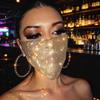 Sexy Nachtclub Requisiten Funkelnde Strass Gesichtsmaske, Glitzer Kristall Maskerade Bling Halb Exquisite Metallkunst Masken Abdeckungen für Damen Halloween