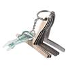9Pcs Guitar Bass Understring Radius Gauge Luthier Tool Stainless Steel Tool Set Bridge Saddle