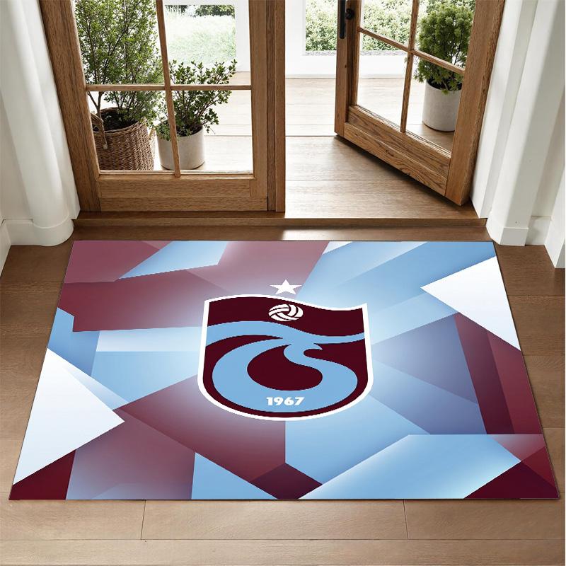 Trabzonspor FC Design Kristall-Samt-Teppich Weiche Dekorationsmatte für Schlafzimmer Eingang