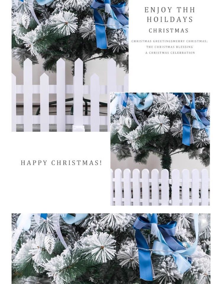 Off-whitehollow Fence Tree Guardrail Scene ArrangementProps