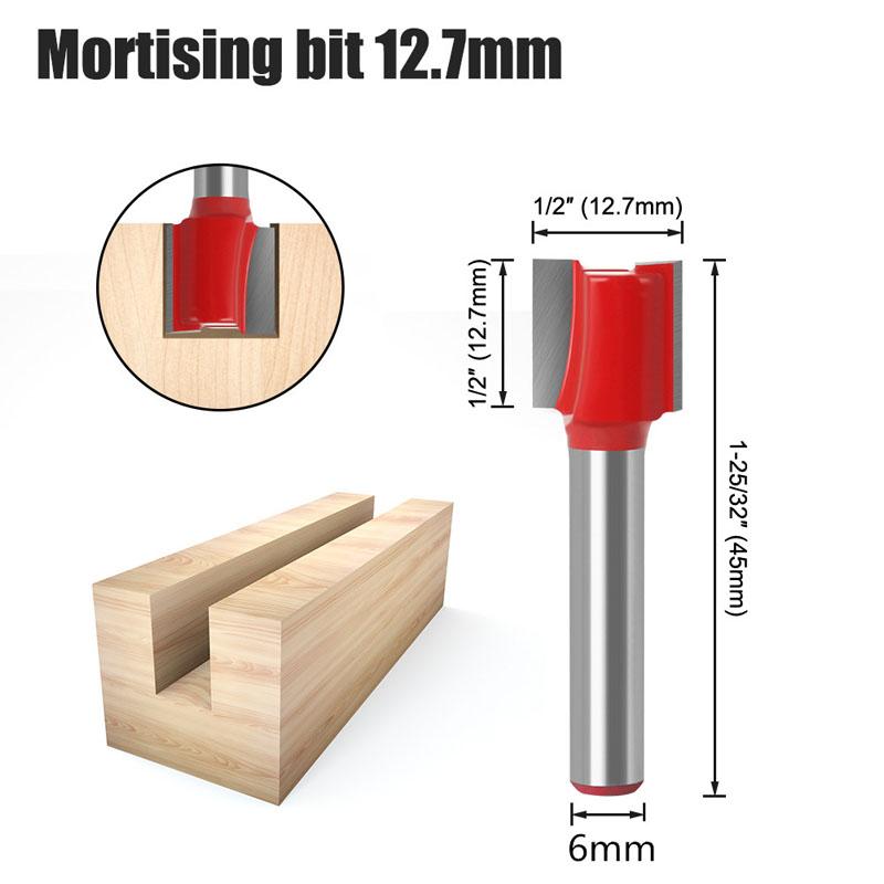 6mm Schaft Holzbearbeitung Bit Set Holz Trimmen Gerade Fräser Holz Arbeits Router Werkzeuge