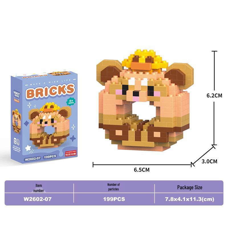 Lele Brothers Micro Building Blocks - Educational Small Animal Sets for Kids, Compatible with Lego, Boys' Toy Gifts