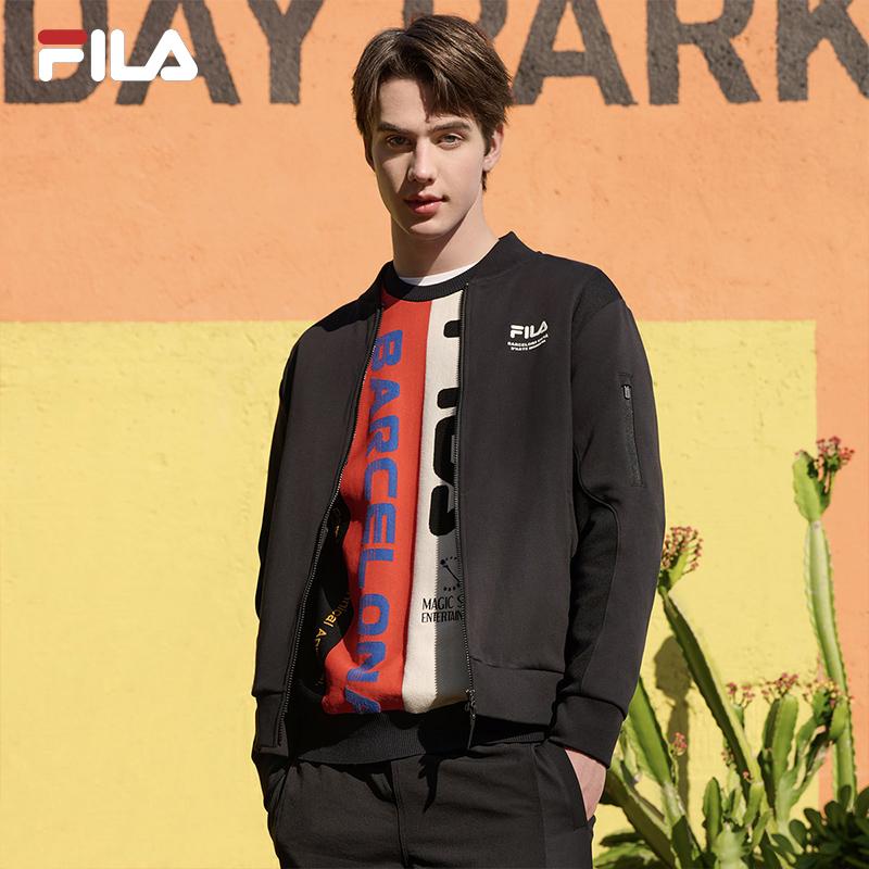 New FILA Jackets Men's Jet Black F11M319503F-BK