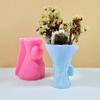 Vase Resin Molds Bowknot Silicone Mold Succulent Plant Flower Pots Mold Epoxy Resin Casting Mould Home Decorations