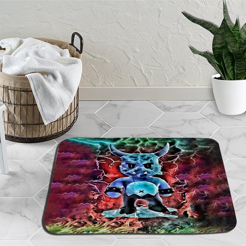 Stumble Guys Karikatür Halı Tökezlemek Oyunları Halı Yatak Odası Dekorasyon Yoga Mat Anime Açık Halı kaymaz Halı doğum günü hediyesi