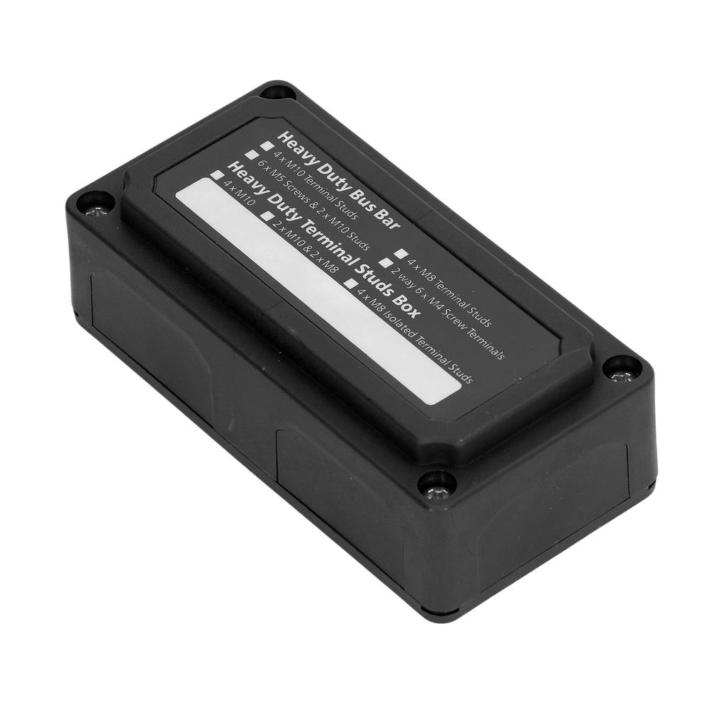 Power Distribution Block M8 Screw Terminal Bus Bar DC 48V 300A for Automobile Boat