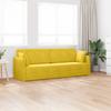 Floor Sofa Bed Yellow 213 X 70 X 77 Cm Velvet